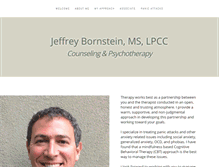 Tablet Screenshot of jeffreybornstein.com